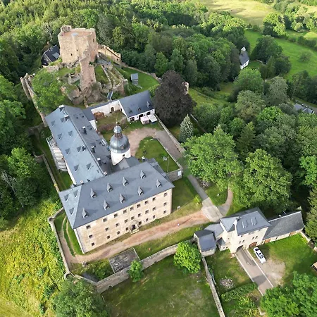 Bahnhof Frauenstein Schlossblick *